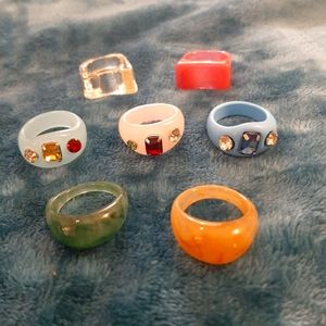 SEVEN Acrylic Rings 8/9